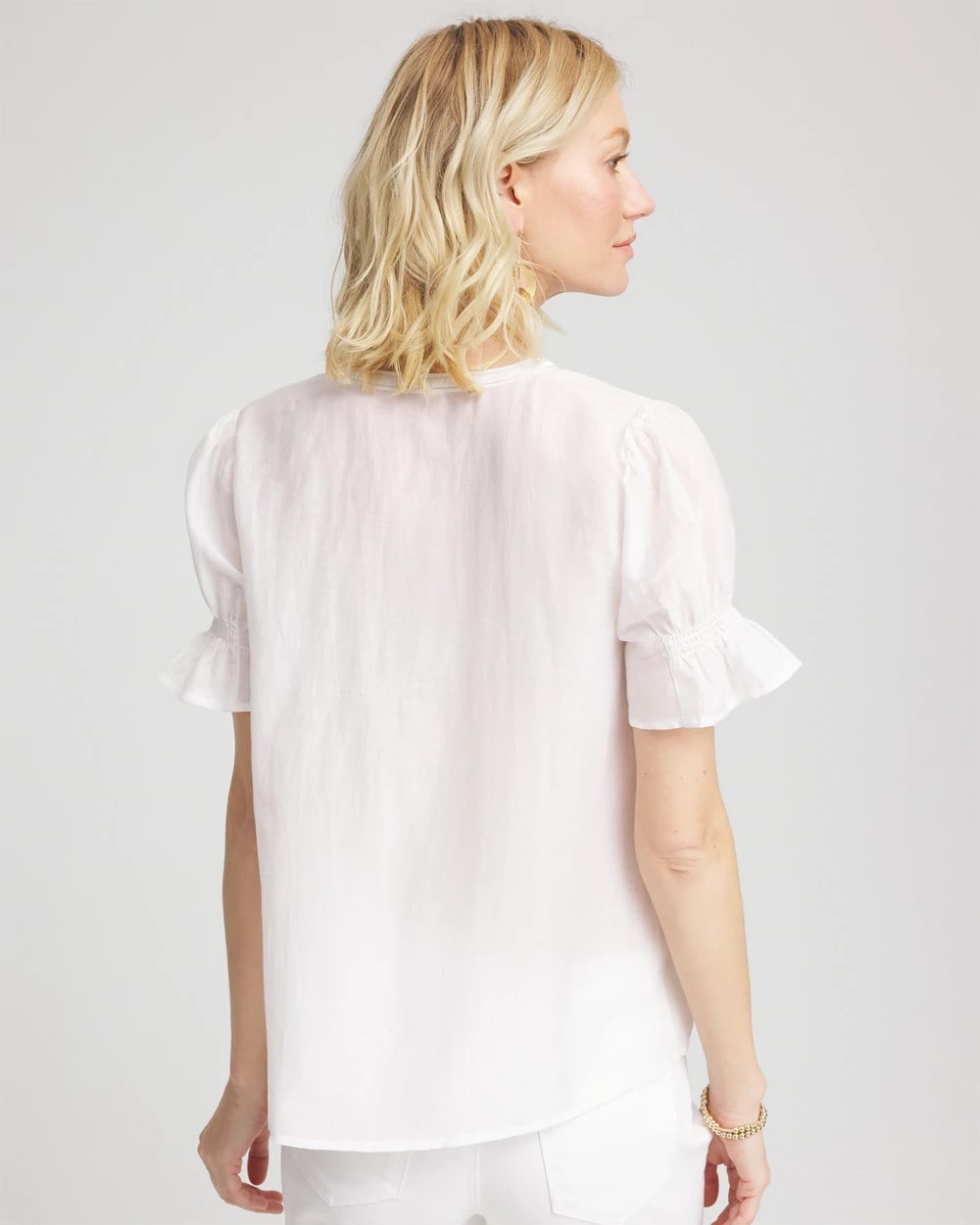 Pleated Cotton-Silk Shirt