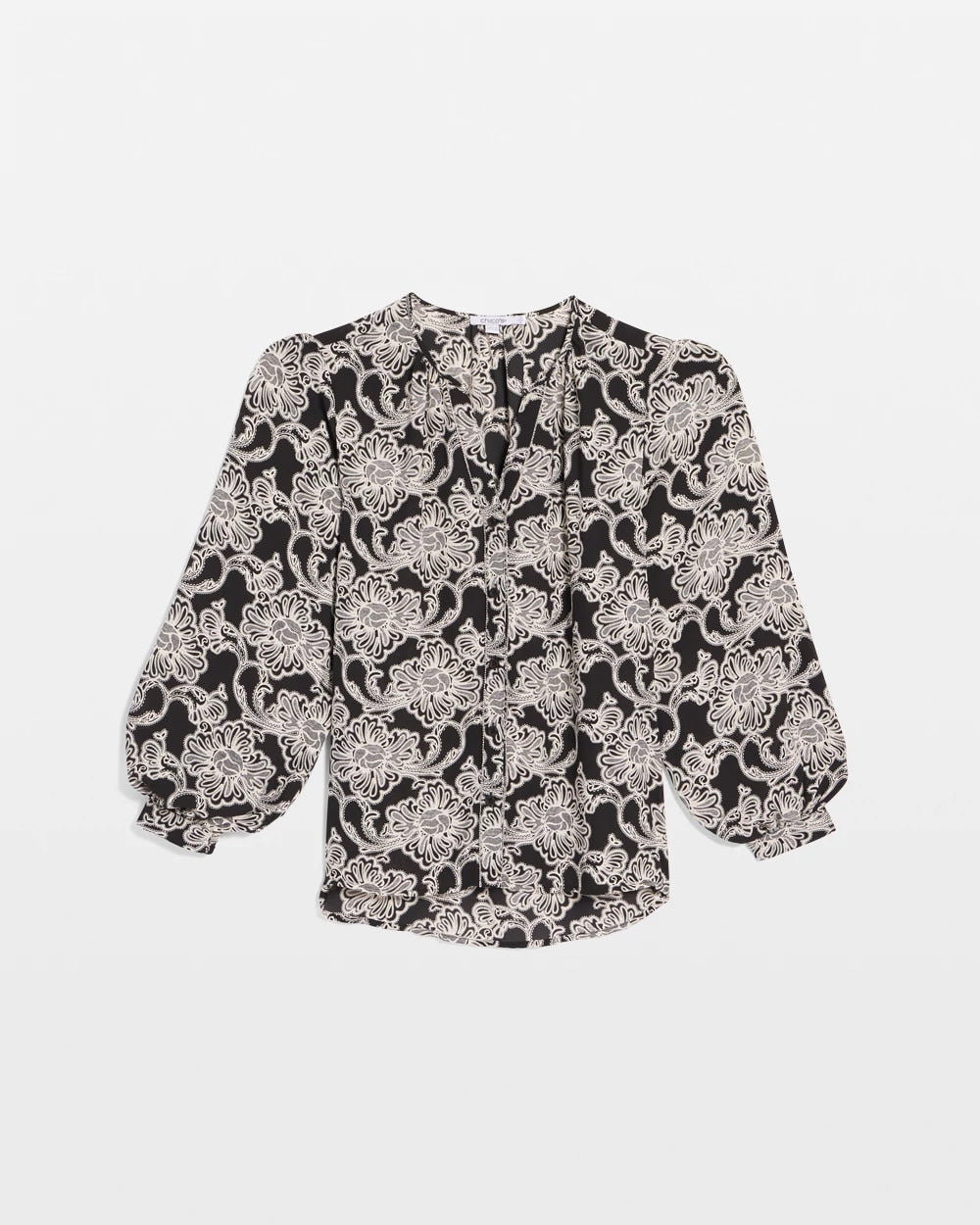 Caviar Bead Georgette Blouse
