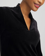 Travelers™ Velvet V-Neck Kimono Sleeve Top