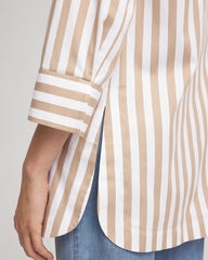 No Iron™ Neutral Striped Tunic