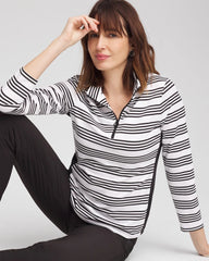 Zenergy® UPF Stripe Long Sleeve Top
