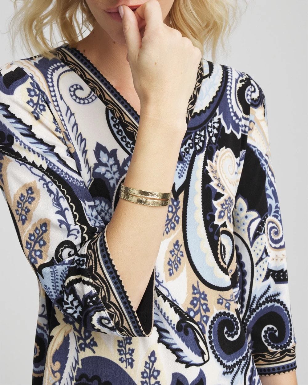 Travelers™ Paisley V-Neck Tunic
