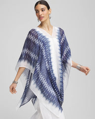 Long Embellished Linen Kaftan