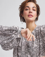 Crepe Embroidered Blouse
