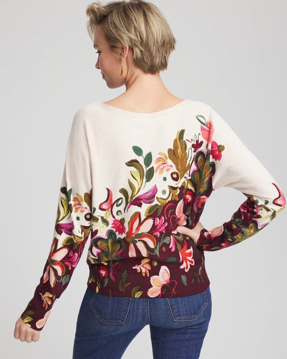 Ella Dolman Pullover Sweater