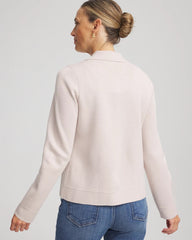 Button-Front Cardigan Jacket