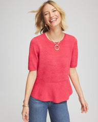 Pullover Peplum Sweater