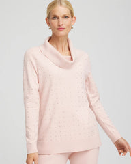Zenergy® Luxe Diamante Cowlneck Tunic
