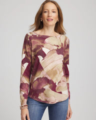 Ella Ocean Glitz Boatneck Sweater