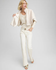 Ella Foiled V-Neck Sweater