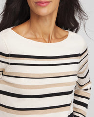 Ella Stripe Boatneck Sweater