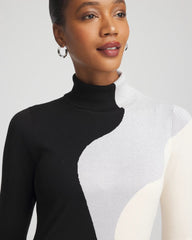 Ella Turtleneck Intarsia Sweater