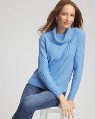 Ribbed Cowlneck Sweater