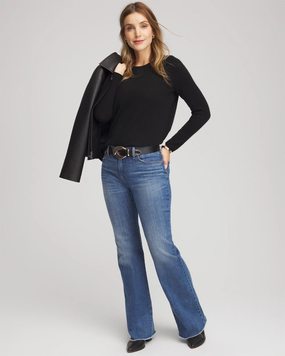Crewneck Cashmere Pullover Sweater