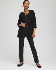 Button-Down Crewneck Coatigan