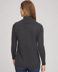 Cowlneck Cashmere Pullover Tunic