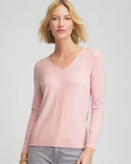 Relaxed V-Neck Cashmere Sweater