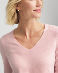 Relaxed V-Neck Cashmere Sweater