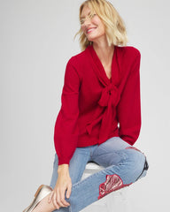 Bow-Detailed Sweater