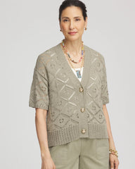 Short Button-down Cardigan
