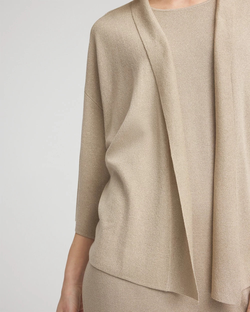 Travelers™ Collection Metallic Knit Cardigan