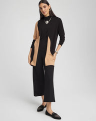 Intarsia Colorblock Cardigan