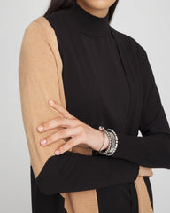 Intarsia Colorblock Cardigan