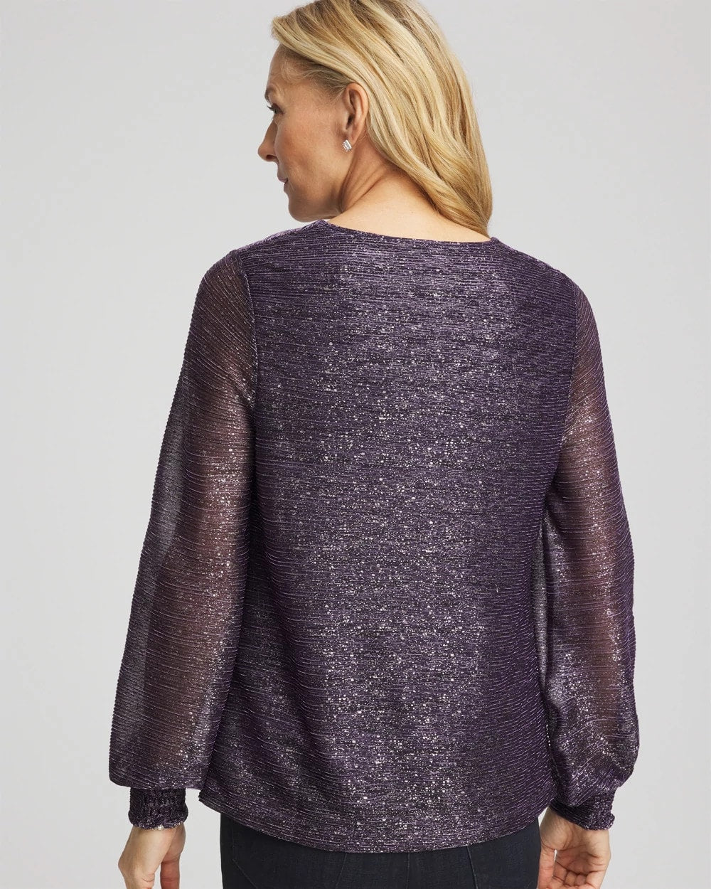 Foiled Bodre Top