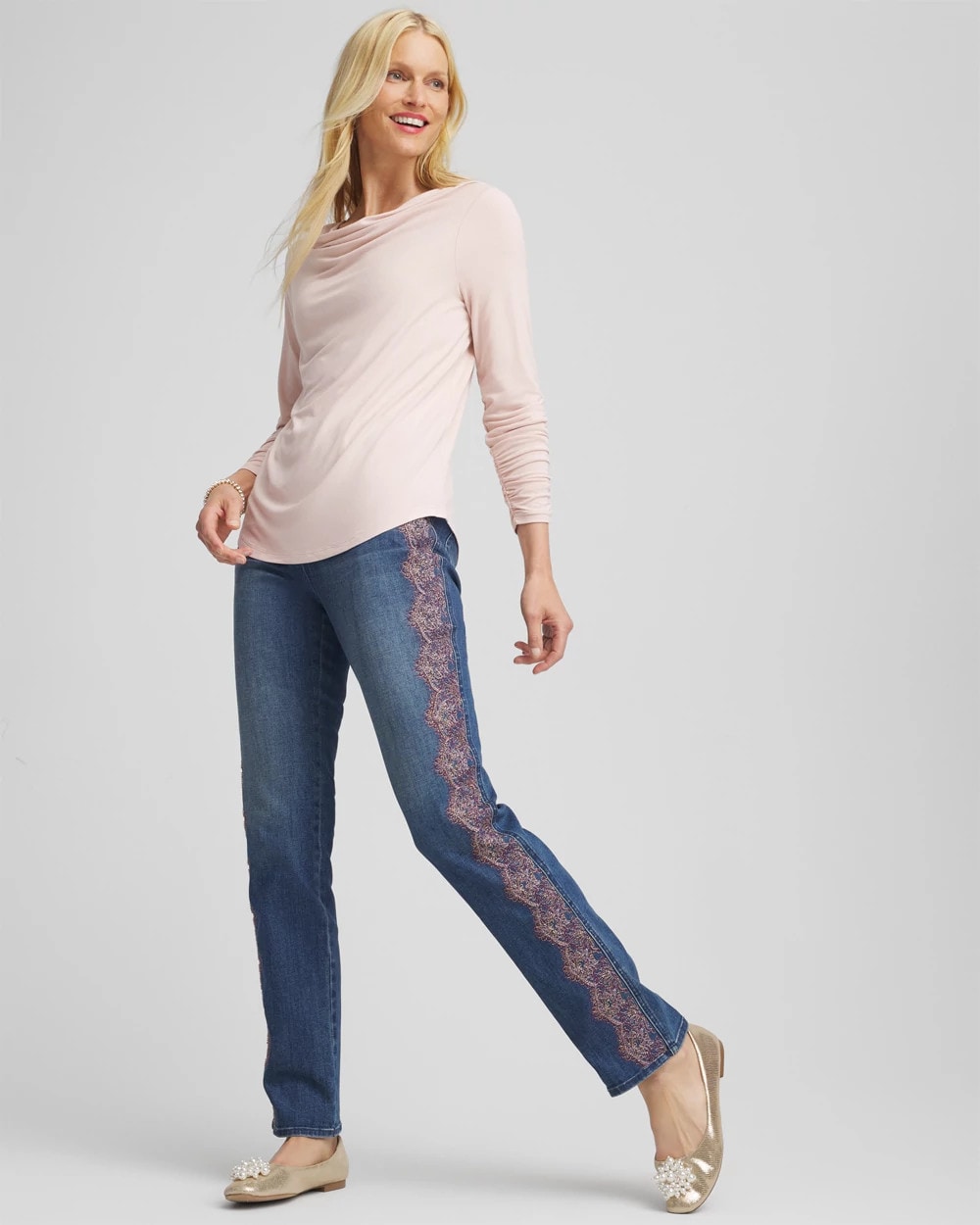 Cowlneck Long-Sleeved Tee