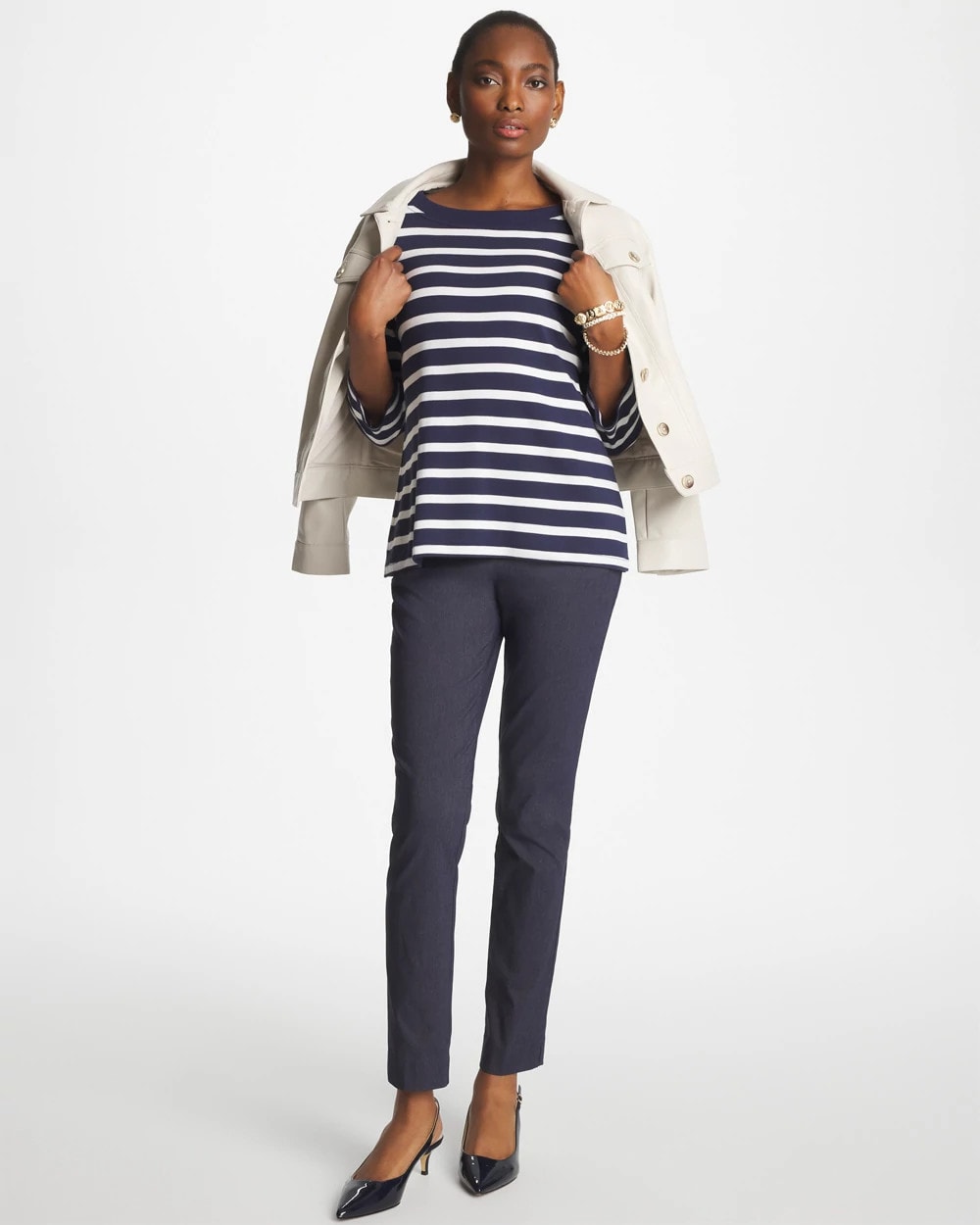 Pima 3/4 Sleeve Tee