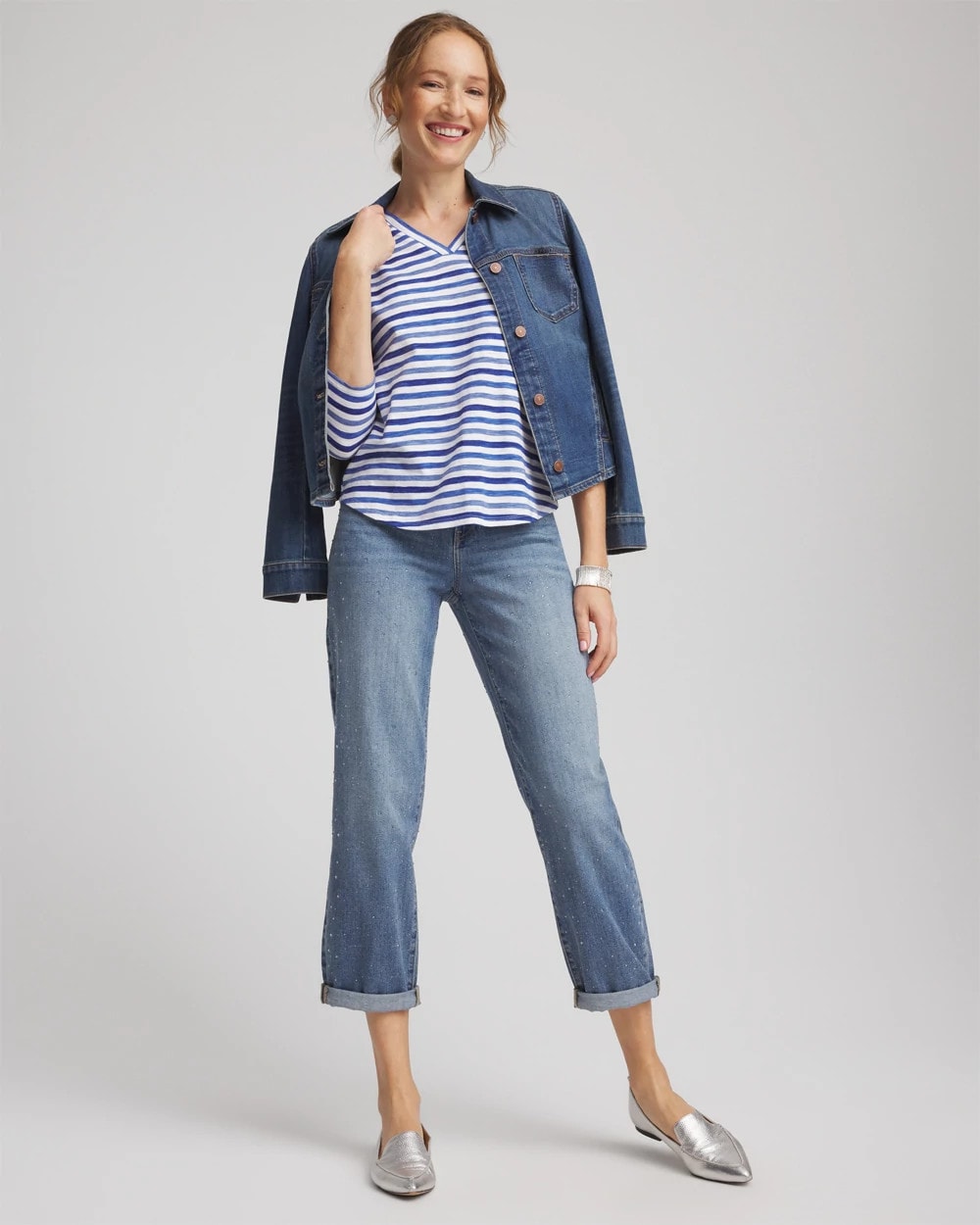 Slub 3/4 Sleeve Tee
