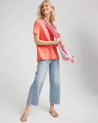 Slub V-Neck Tee