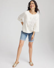 Soutache Embroidered Wildflower Top