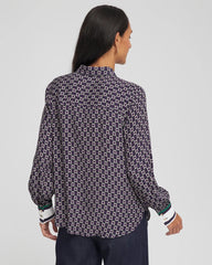 Faux Silk Twill Shirt