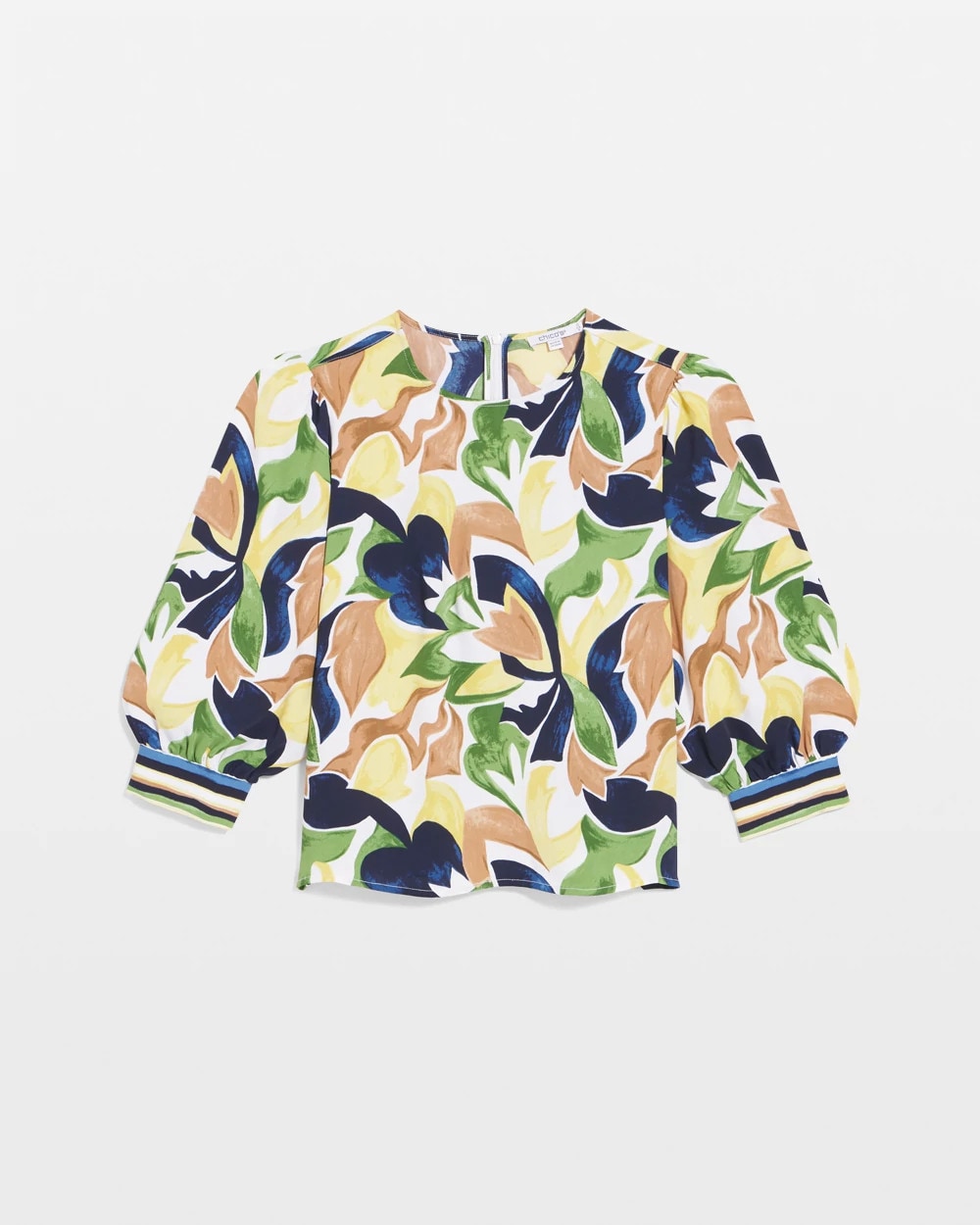Mod Blooms Matte Satin Pullover