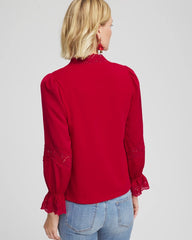 Lace V-Neck Top
