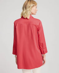 No Iron™ Classic Button Down Tunic