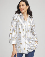 No Iron™ Leopard Graphic Shirt