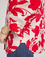 No Iron™ Floral Linen Shirt