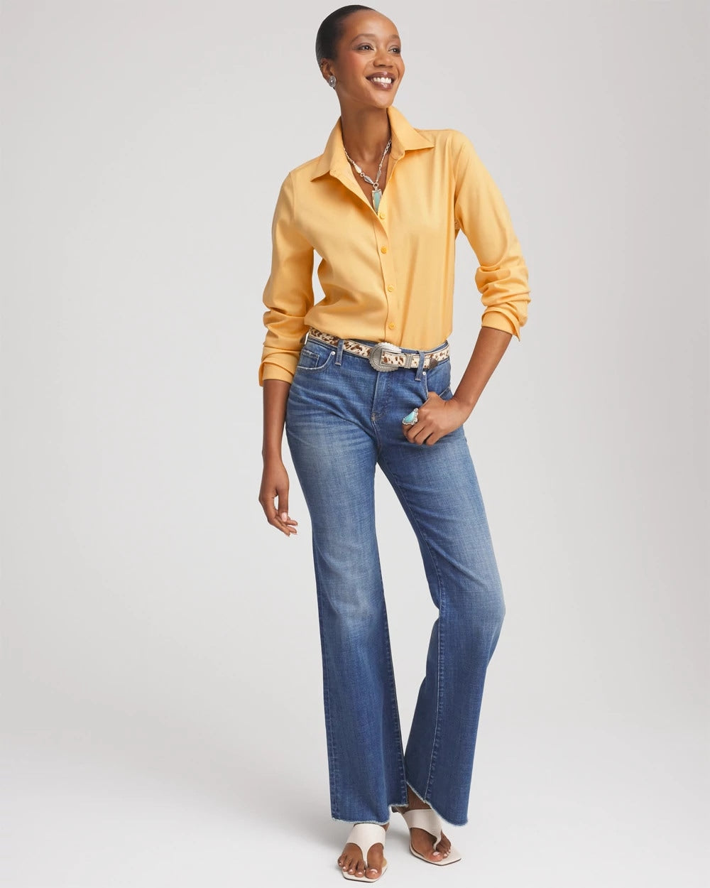 No Iron™ Stretch-Sateen Shirt