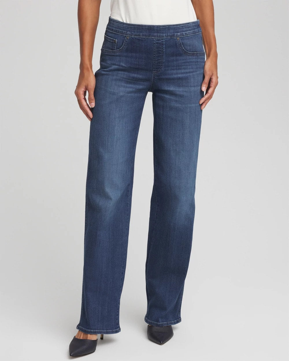 Pull On Wide Jean