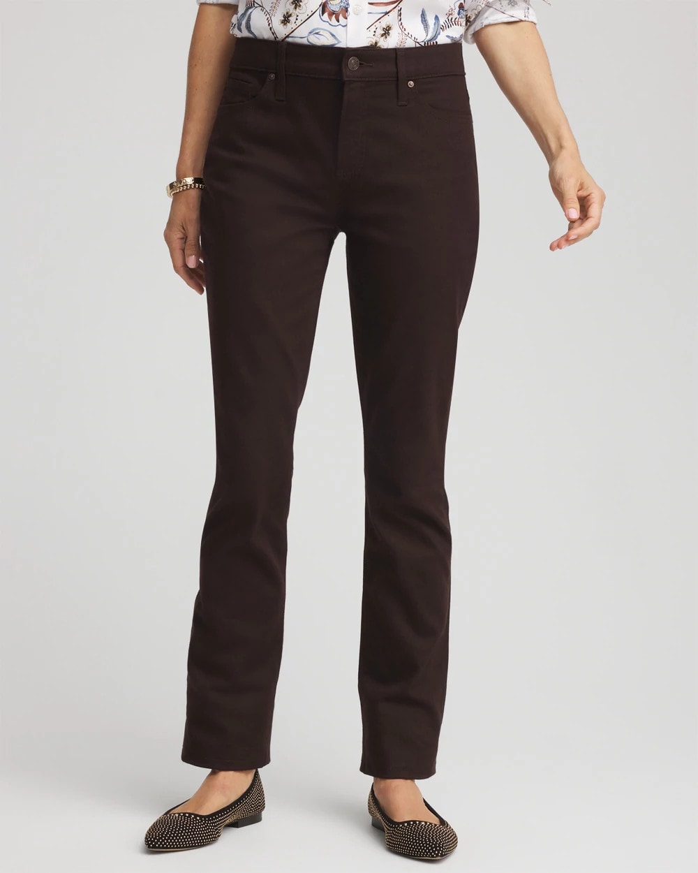 Girlfriend Slim Full-Length Jeans