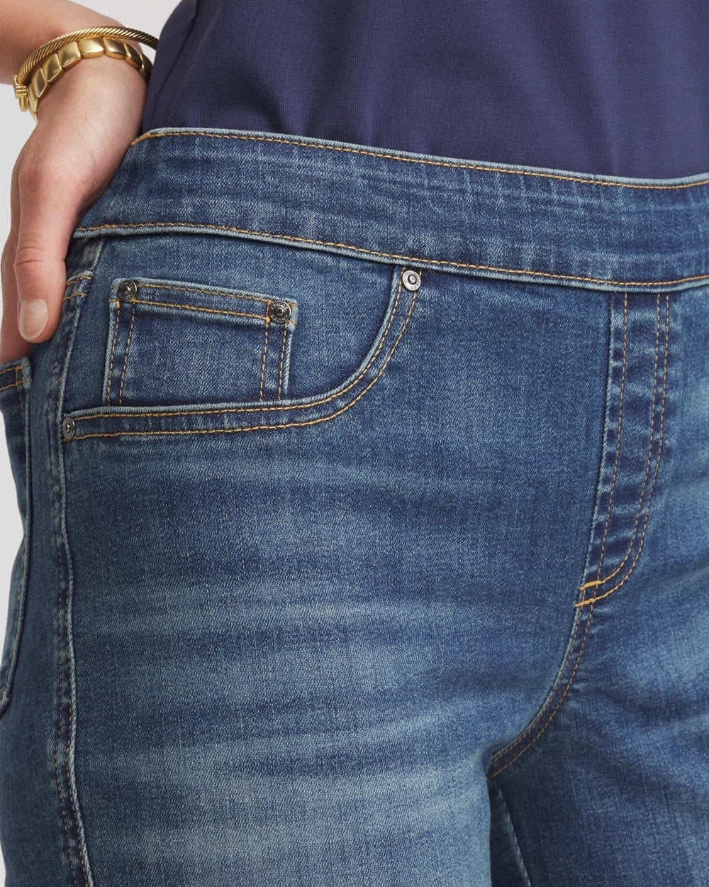 Pull-On Slim Ankle Jeggings