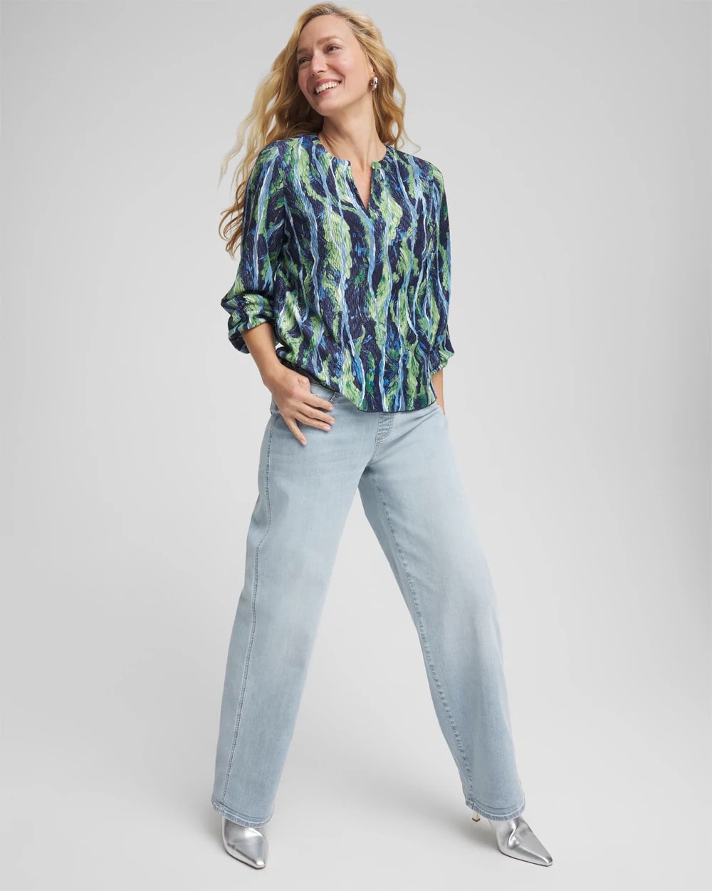 Pull On Wide Jean