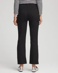 Cropped Girlfriend Kick-Flare Jeans