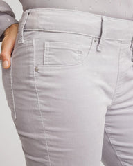 Velveteen Pull-On Flared Jeans