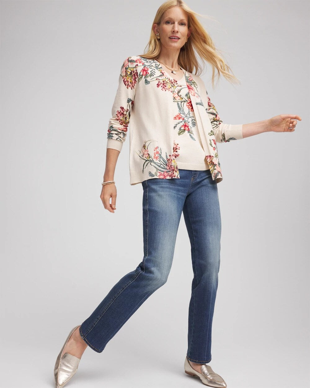 Pull-On Straight Jeans