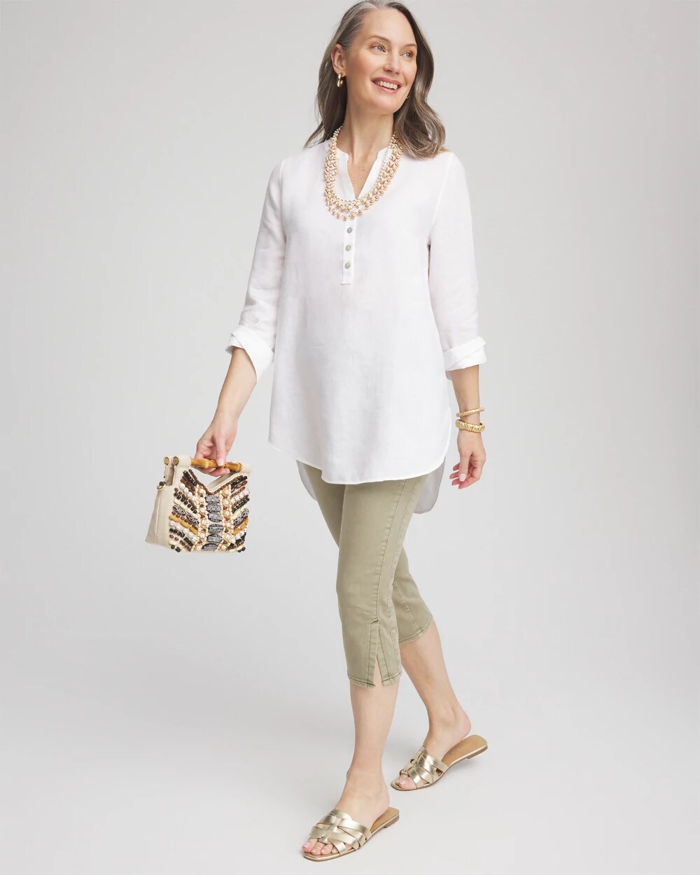 19" Pull-on Capri Jeans