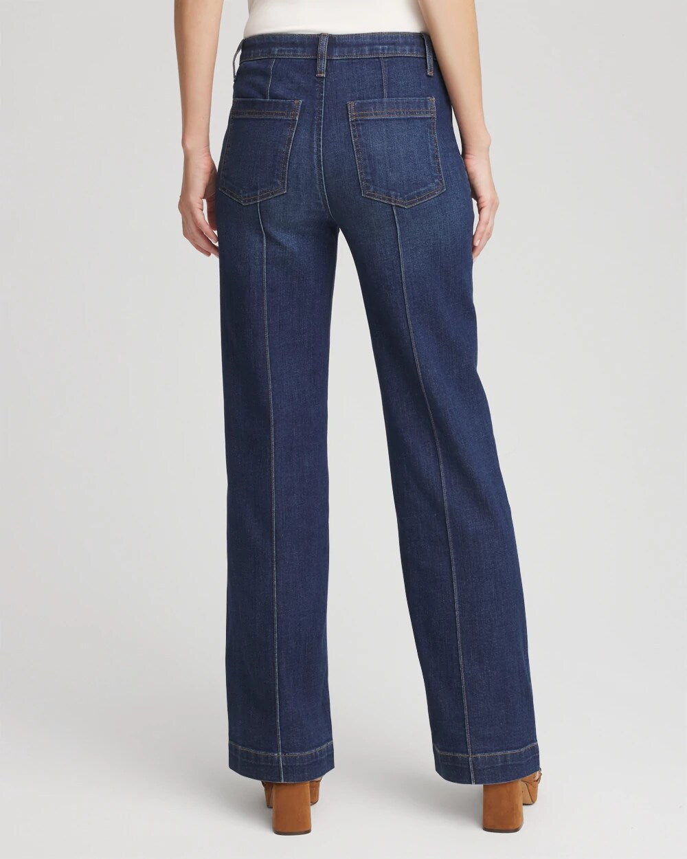 High-Rise Straight Fit Jeans