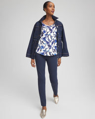 Juliet Slim Trim Detail Ankle Pants